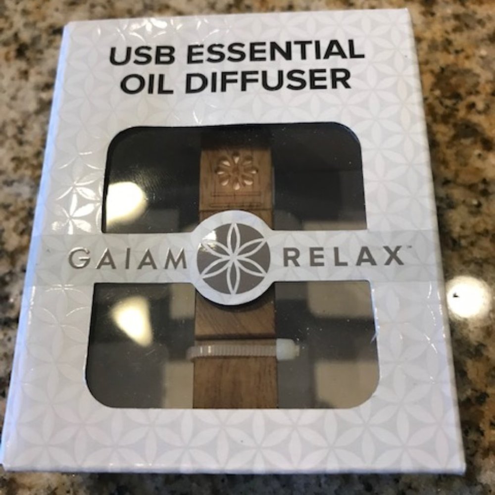 Gaiam Relax Essential Oil USB Diffuser